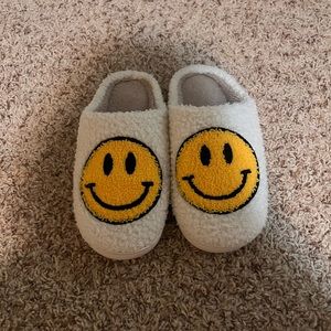 Smiley Face House Slippers